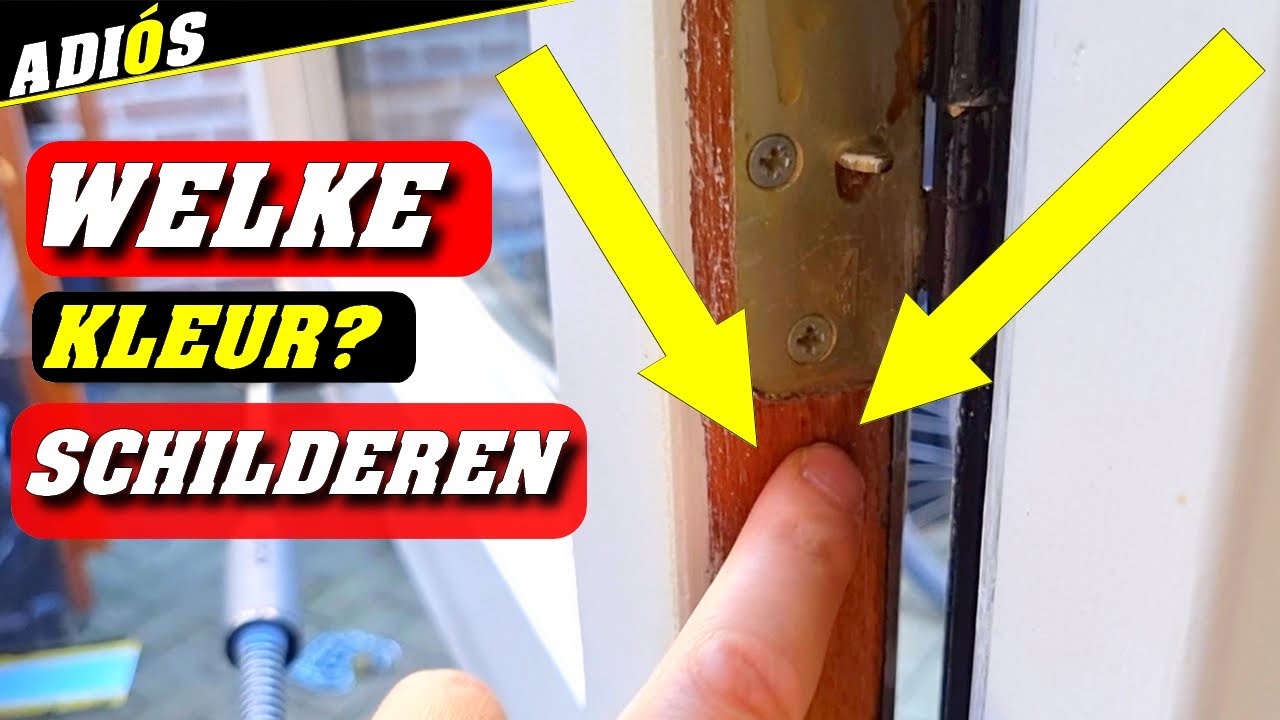 NR1. FOUT BIJ EEN RAAM OF DEUR SCHILDEREN DIE AMATEURS MAKEN EN EEN VAK SCHILDER NIET!