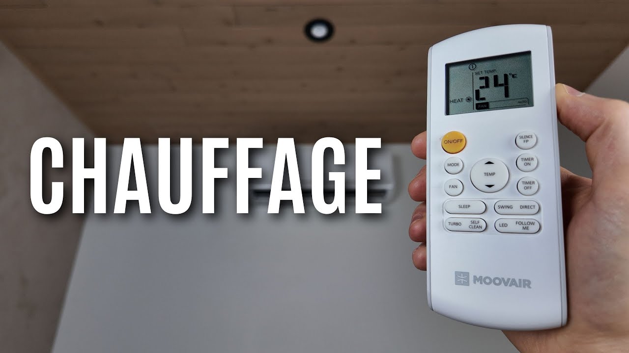 Comment utiliser le mode chauffage sur un climatiseur mural Moovair
