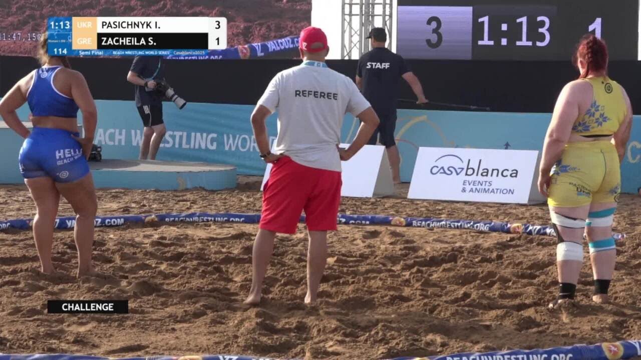 Iryna PASICHNYK (UKR) vs. Stefania ZACHEILA (GRE) • Semi Final • Women's BW +70Kg