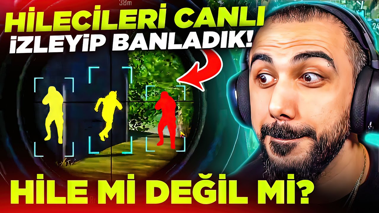 YILLAR SONRA HİLECİLERİ İZLEYİP CANLI BANLADIK!! 😱 HİLE Mİ DEĞİL Mİ? | PUBG MOBILE