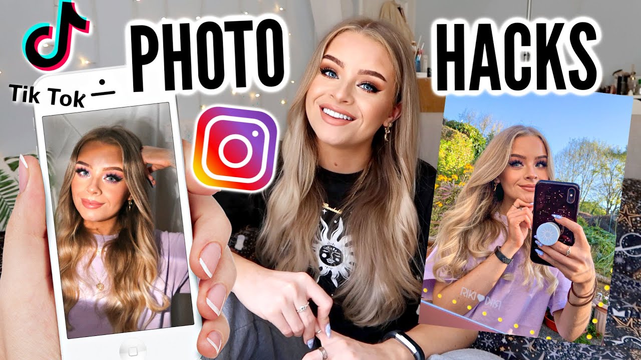 I TESTED TIKTOK *PHOTO HACKS*!! DIY PHOTOSHOOT IDEAS