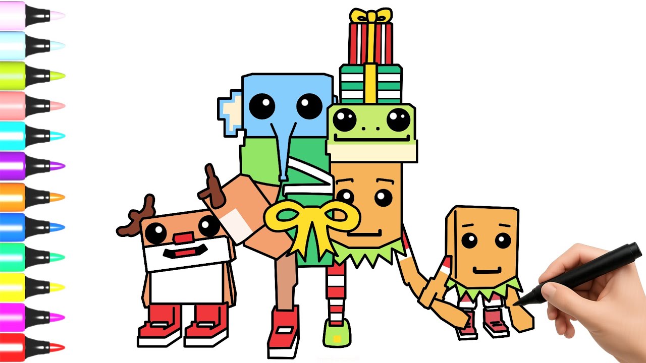 Como Dibujar LOS JOLLYCOMBOS -   Steal a Brainrot ROBLOX