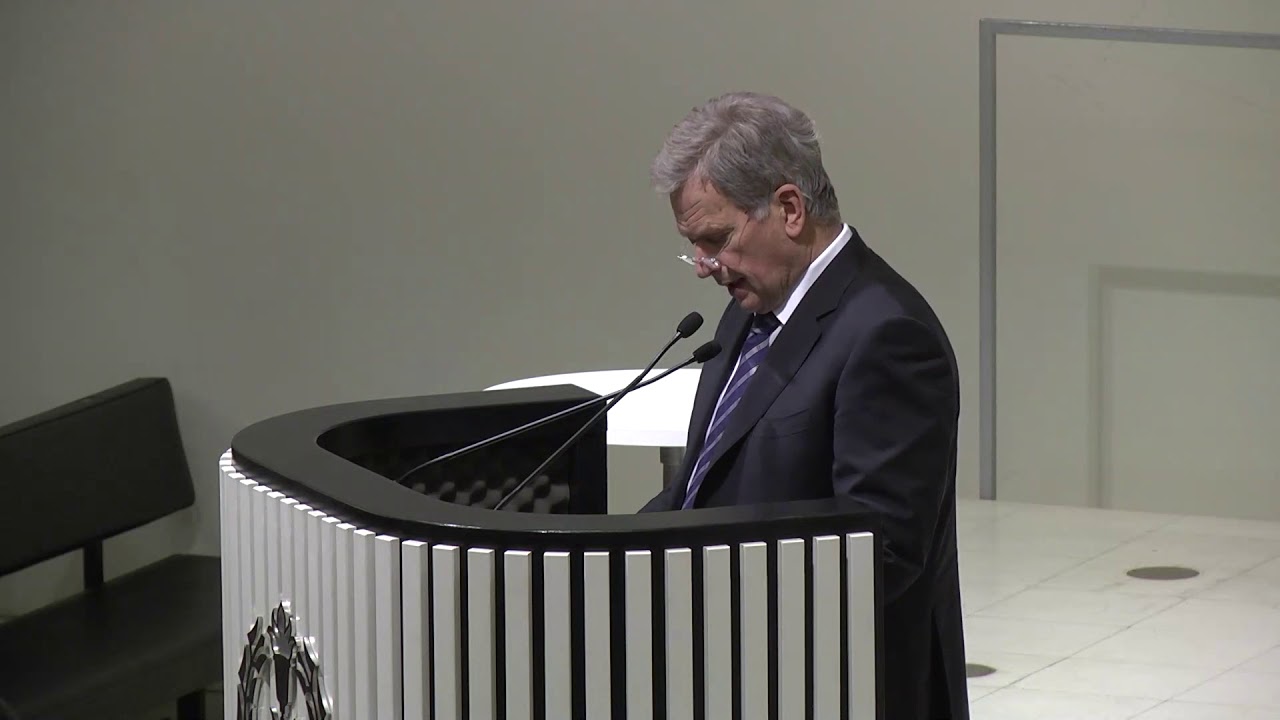 Tasavallan presidentti Sauli Niinistö - Sodasta sovintoon