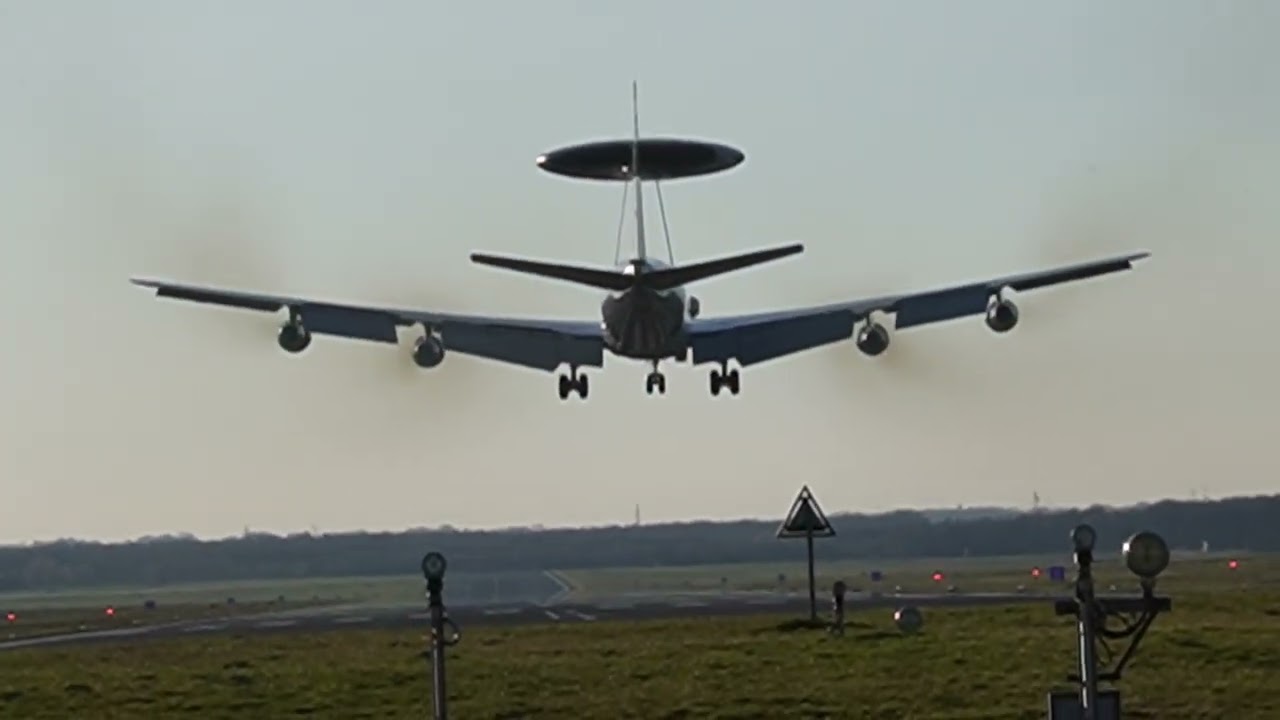 NATO E-3 Sentry & GFD Learjets Training | Geilenkirchen Air Base 2026 ✈️