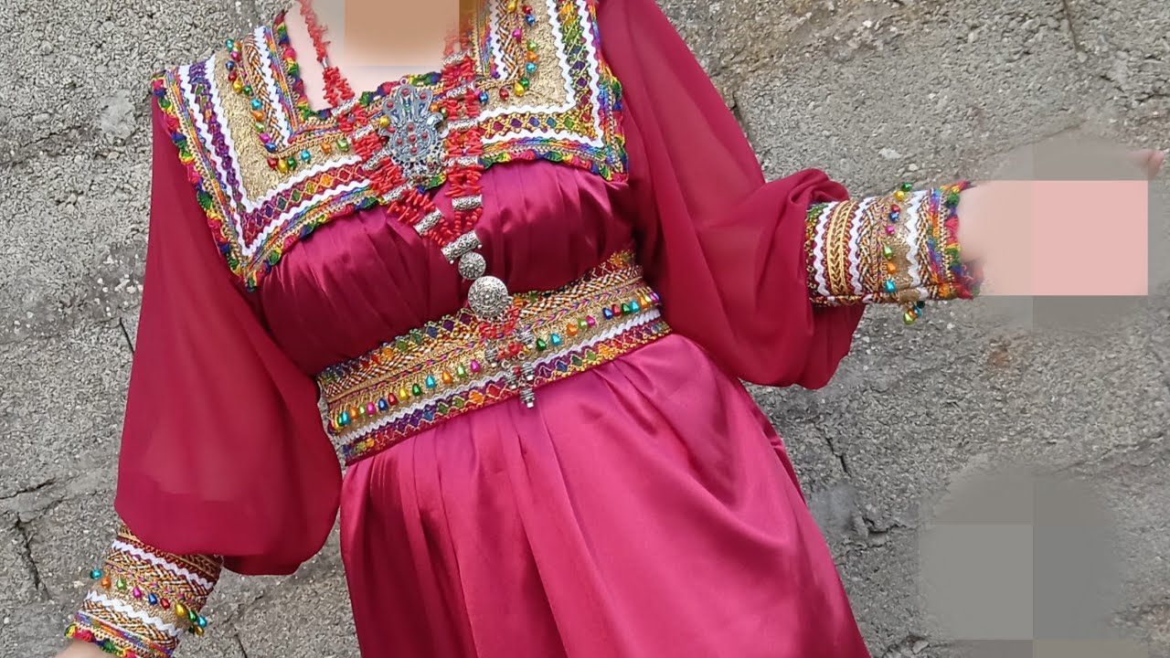 📢 متراطيوش ⁉️ طريقة خياطة جبة قبائلية2023 2024 للمبتدئات بطريقة سهلة وبسيطة ✅👌