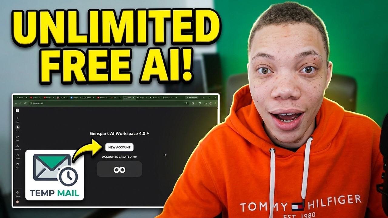 How to Create Unlimited How to Use Genspark AI Workspace 4.0 Accounts For Free Unlimited Temp Mail!