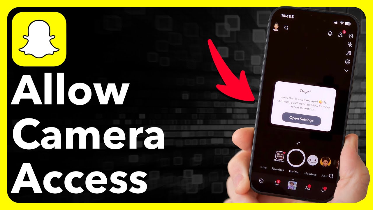 How To Allow Camera Access On Snapchat