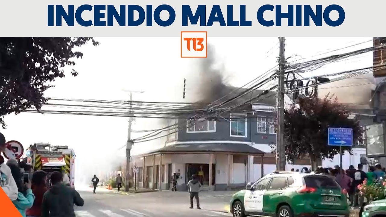 Incendio en Mall Chino deja tres fallecidos en Puerto Varas