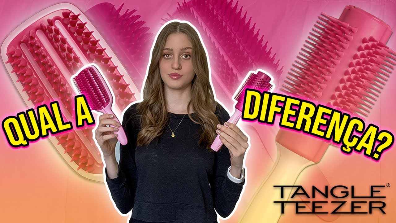 TANGLE TEEZER PRA SECAR: SMOOTHING TOOL x ROUND TOOL!