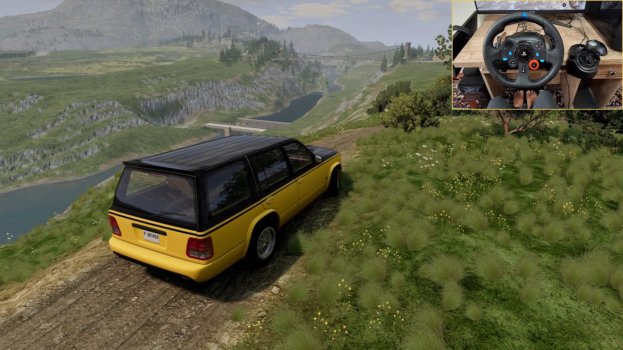 Gavril Roamer Street Tuned (M) | BeamNG Drive | Logitech G29 Steering Wheel