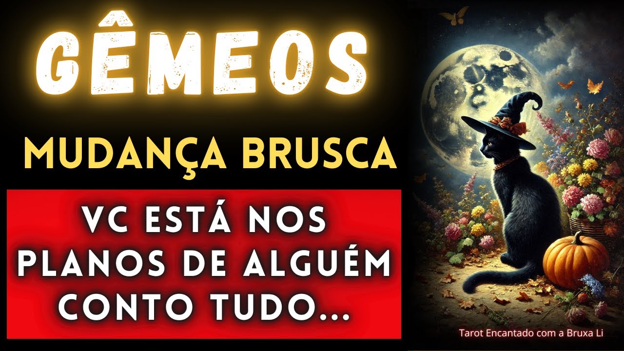 GÊMEOS♊MUDANÇA BRUSCA! VC ESTÁ NOS PLANOS DE ALGUÉM, CONTO TUDO