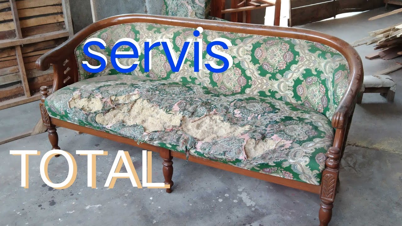 CARA MEMPERBAIKI KURSI MARIBET,servis total,ganti kain,tambah spon.