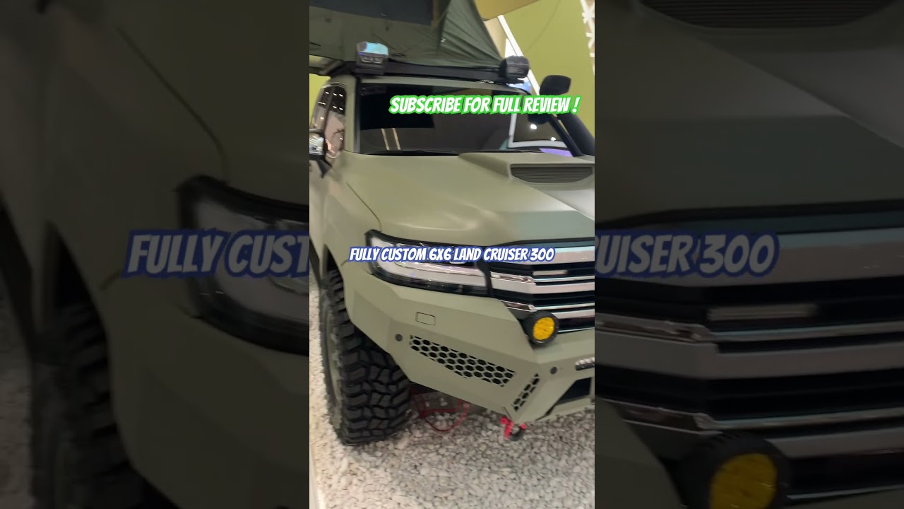 Wow latest 6x6 Land Cruiser 300 ! #landcruiserlifestyle  #6x6  #4x4  #offroad  #toyota #pickup #wow