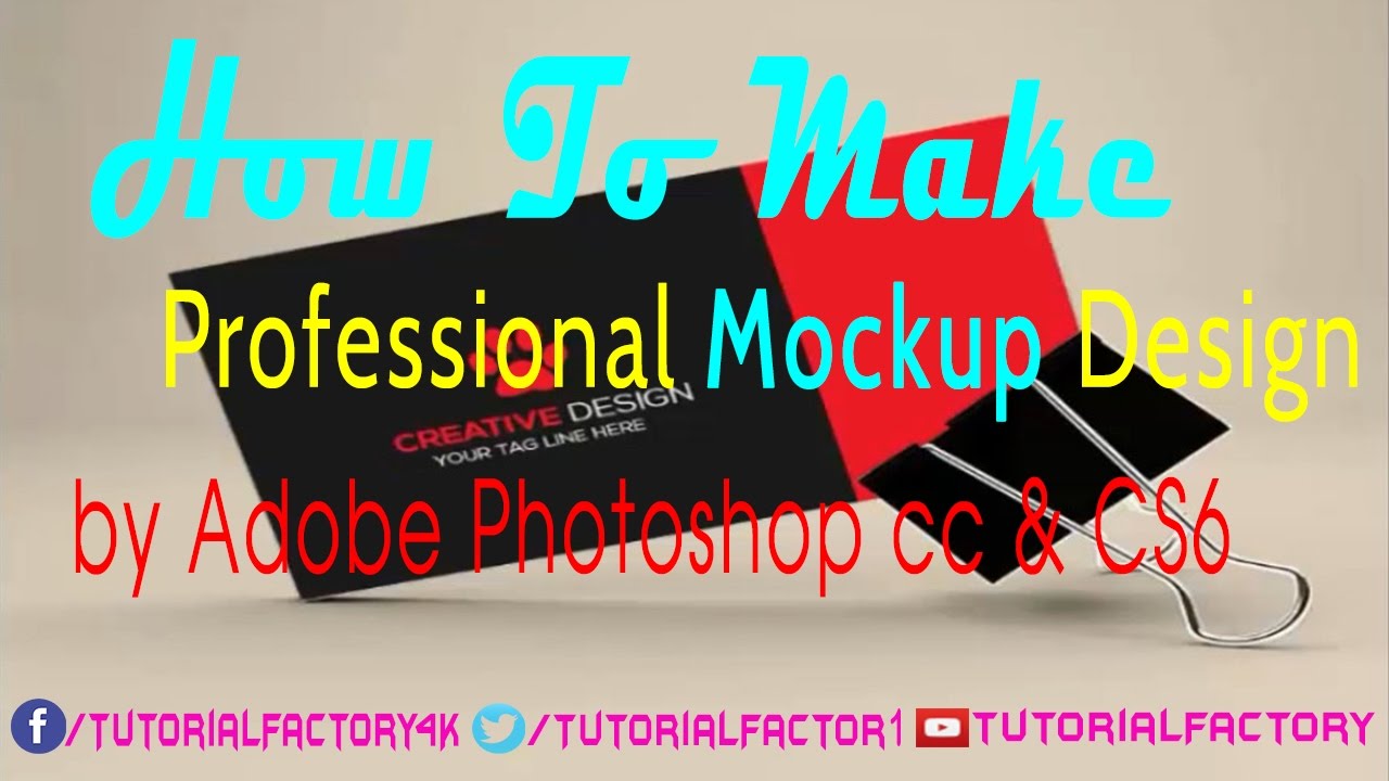 How To Make Professional Mockup Design on Business Card
