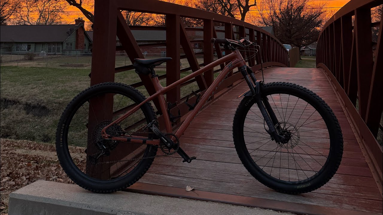 Mountain biking at my jumps ￼