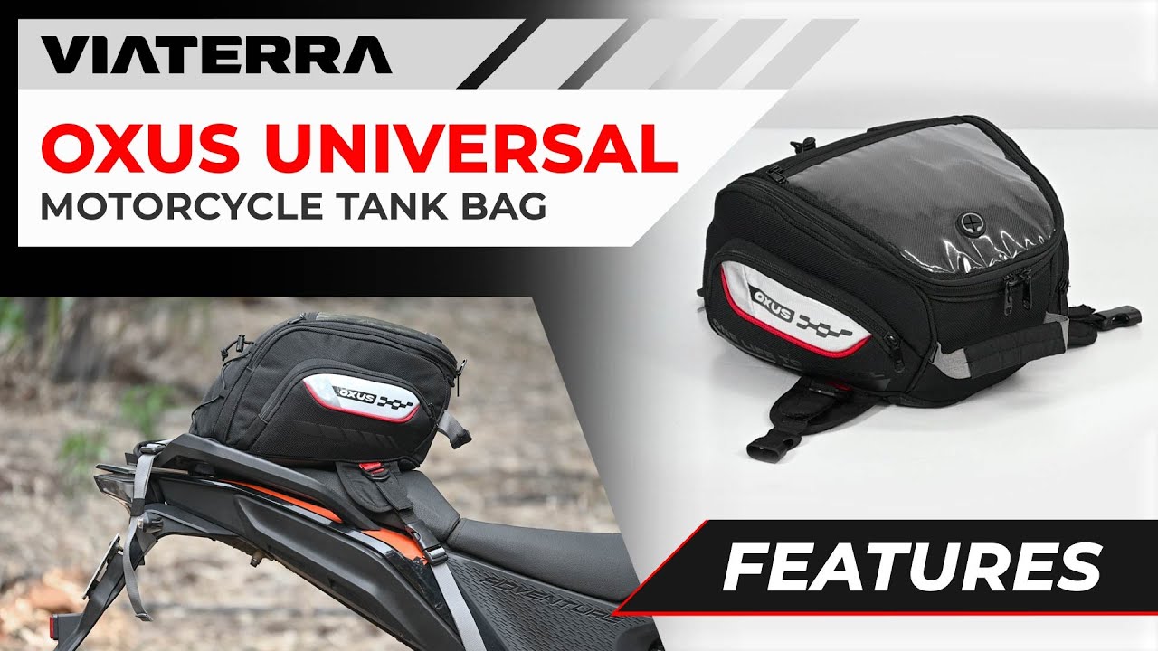 ViaTerra Oxus universal Motorcycle Tank Bag | Feature Video | ViaTerra Gear