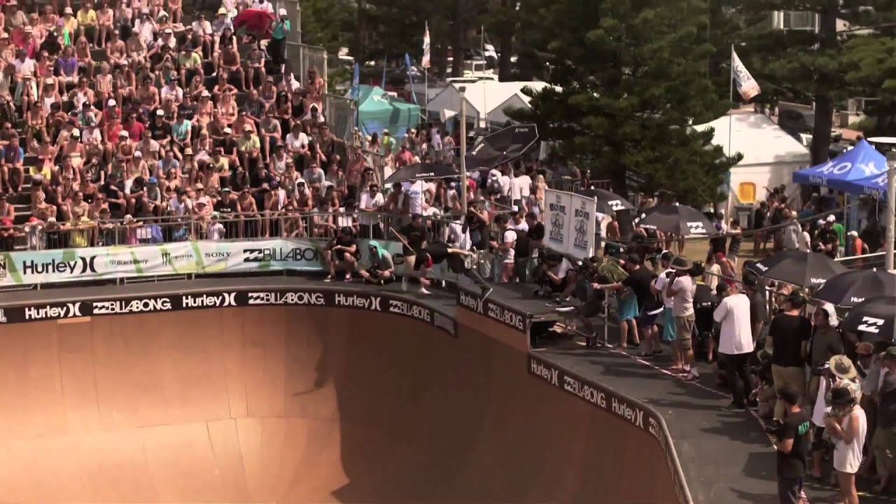 Billabong - 2012 Beach Bowl Skateboard Pro- Am at the Australian Open of