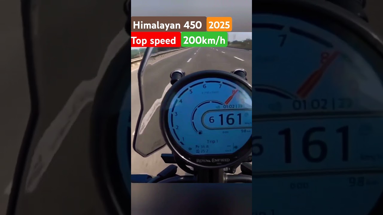 Himalayan 450 2025 Top speed #himalayan450 #topspeed #450cc #therollingvoyage