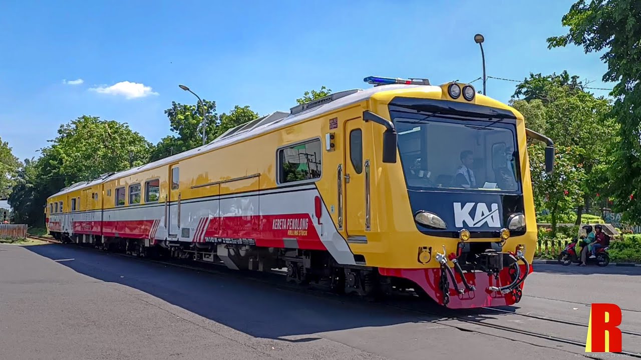 Kereta Kuning Penolong yang Sering digunakan untuk Inspeksi di Daop 8!