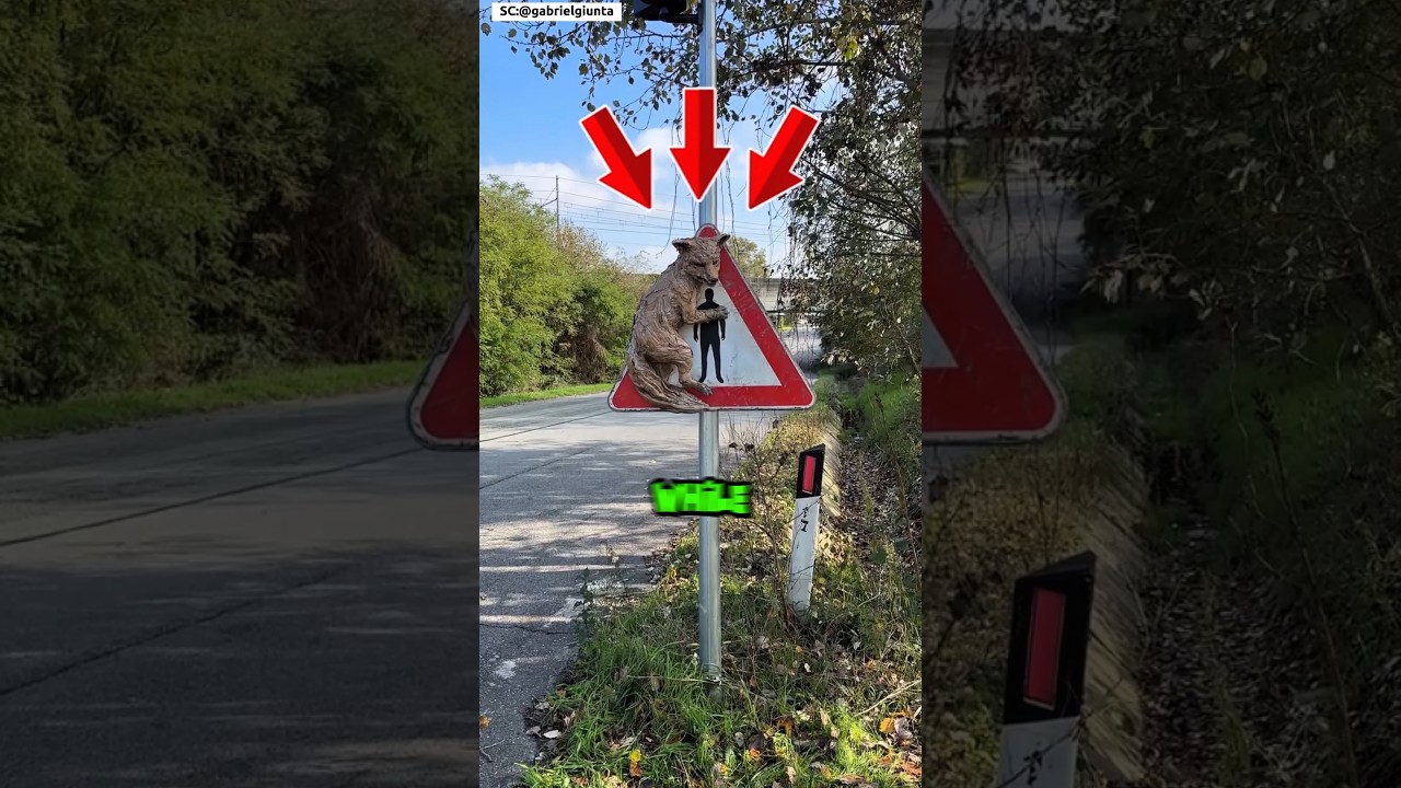 He Put Up a &lsquo;Baby Kidnapping&rsquo; Warning Sign&hellip; But Why #shorts