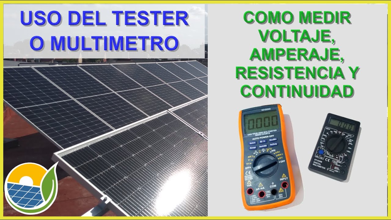 🌟 Como usar un tester o multímetro fácil y completo