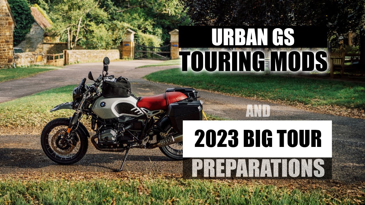 BMW Urban GS / Scrambler Touring modifications, comfort seat and big trip planning