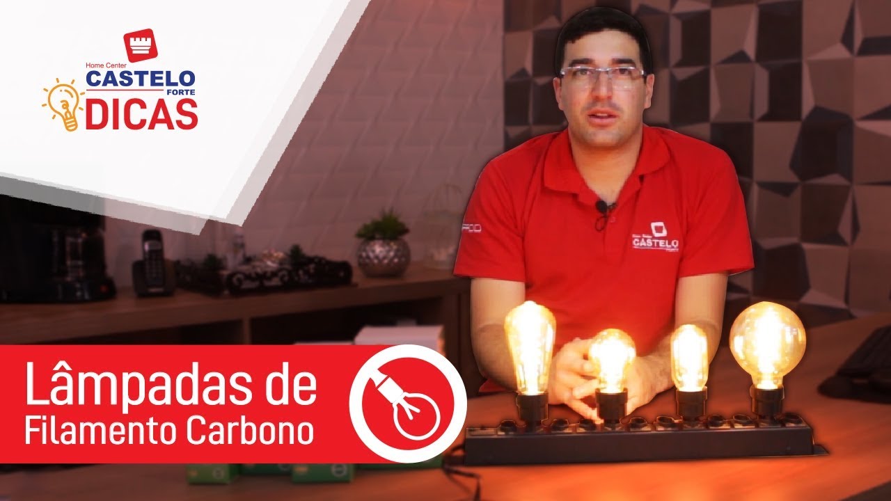 Lâmpadas de Filamento Carbono