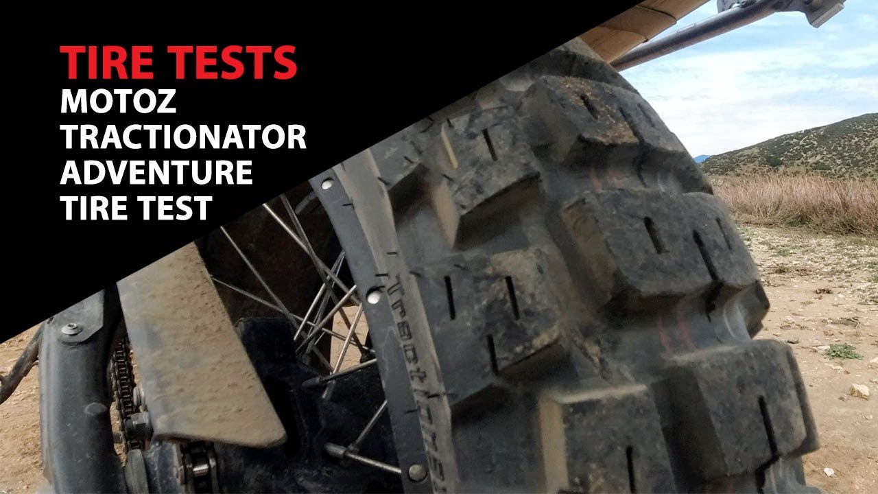 Motoz Tractionator Adventure Tire Test at ChapMoto.com