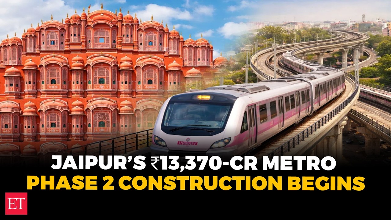 Jaipur Metro phase 2 begins: 41-km corridor to transform city&rsquo;s connectivity, cover 36 stations
