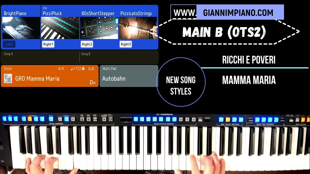 93. MAMMA MARIA (Ricchi e Poveri) - SONGSTYLE DEMO Produzione GianniM