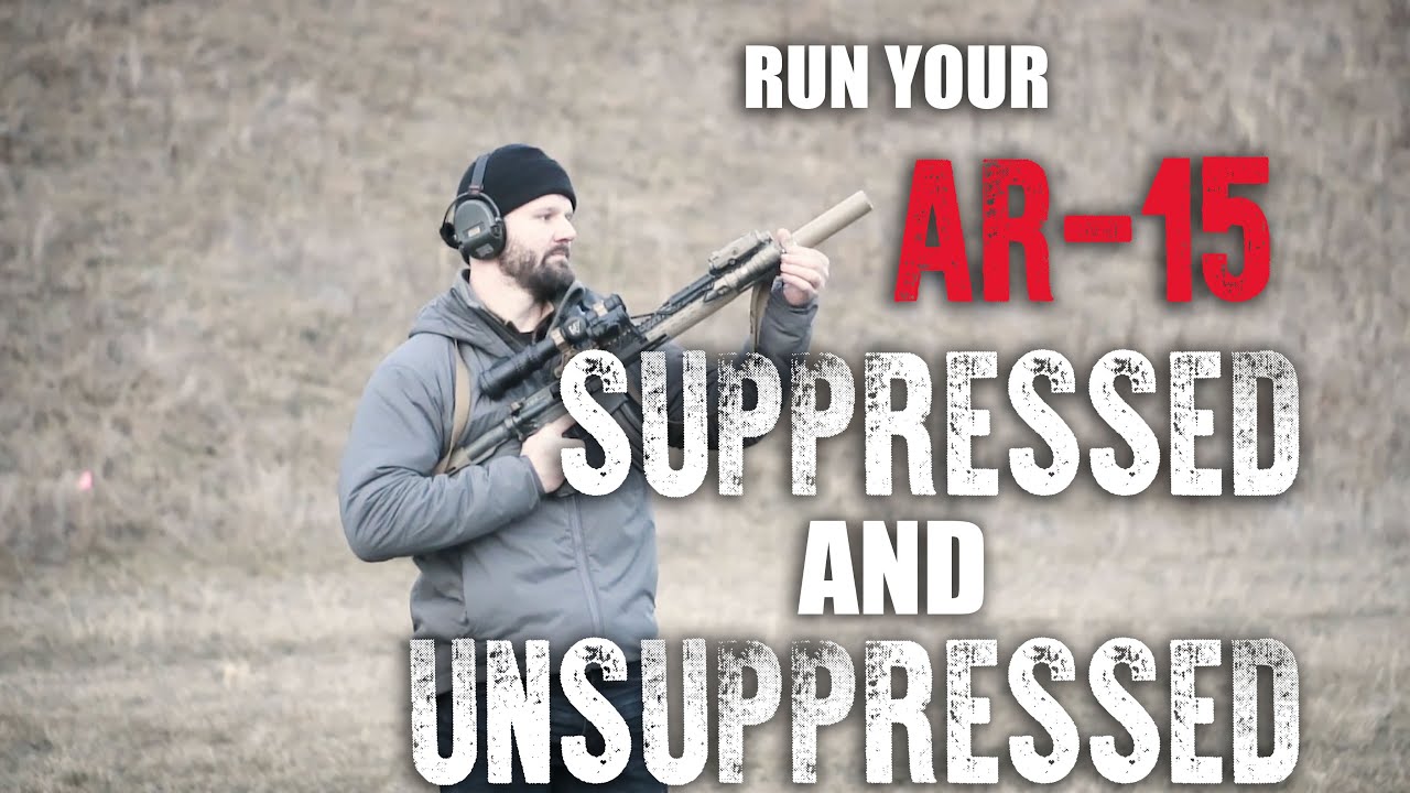 How to setup your AR-15 with AND without a suppressor