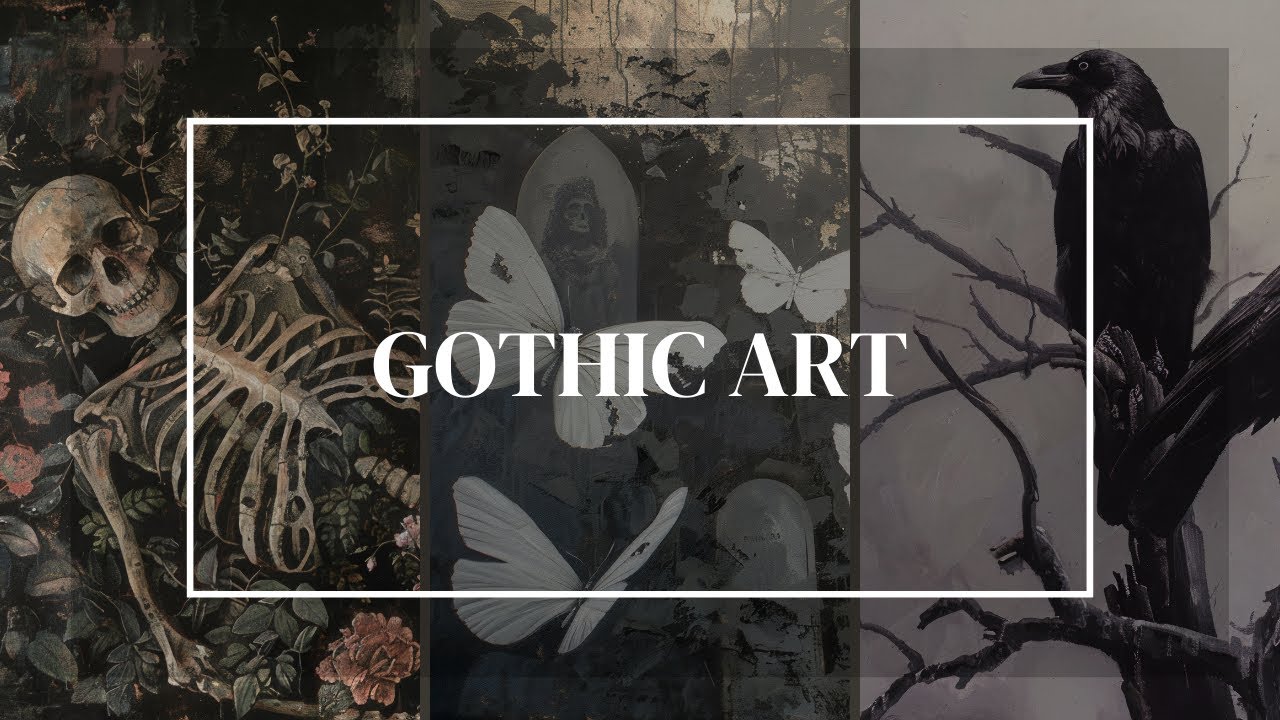 Frame TV Art - Gothic Art (8 Dark Moody Paintings)