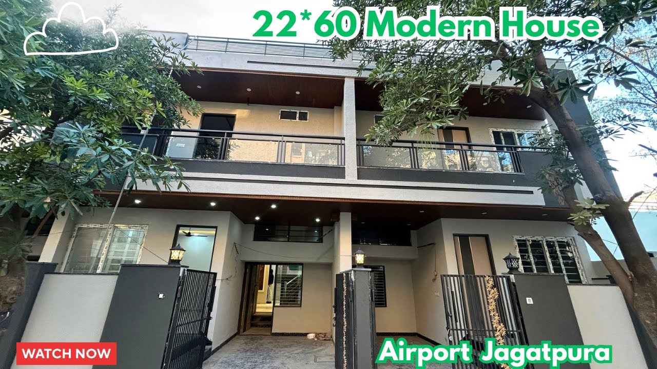 22*60 modern house design near airport Jaipur | duplex for sale #jaipur #realestate #duplex 