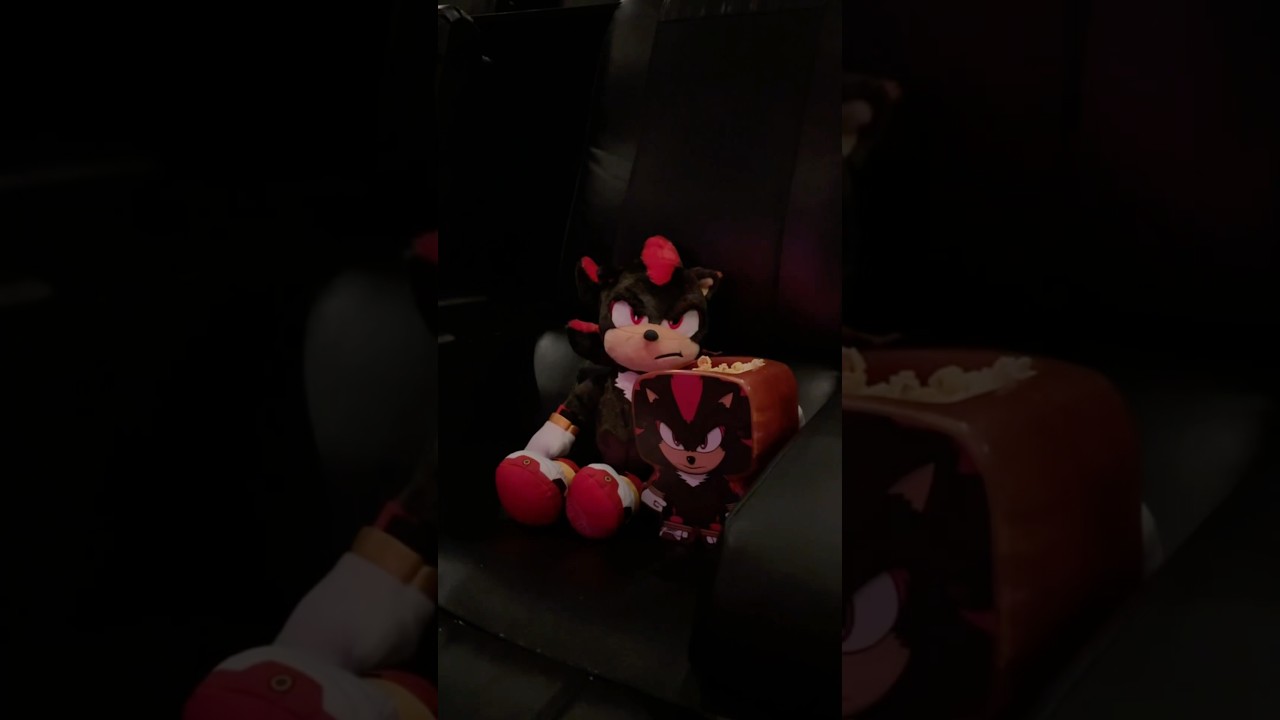 I took Shadow the Hedgehog to the movies. #Sonic #ShadowTheHedgehog #SonicMovie #SonicMovie3