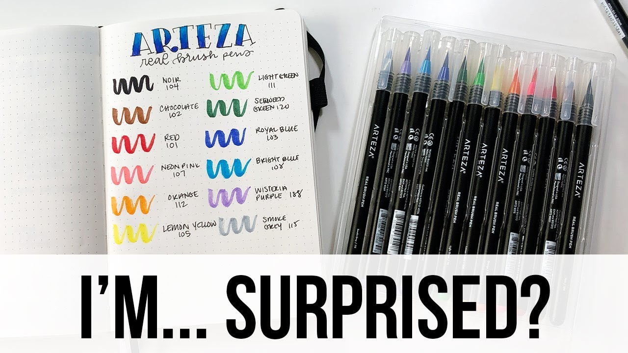 Arteza Brush Pens Review
