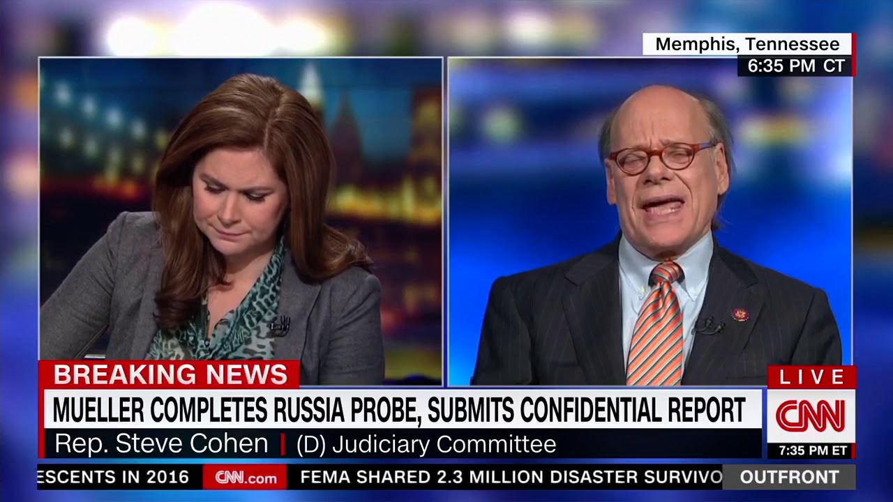 Congressman Cohen discussing the Mueller report with Erin Burnett