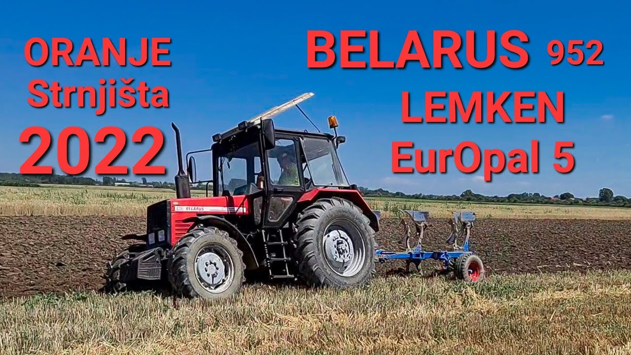 Oranje Strnjike 2022 | Belarus 952 i Lemken EurOpal 5