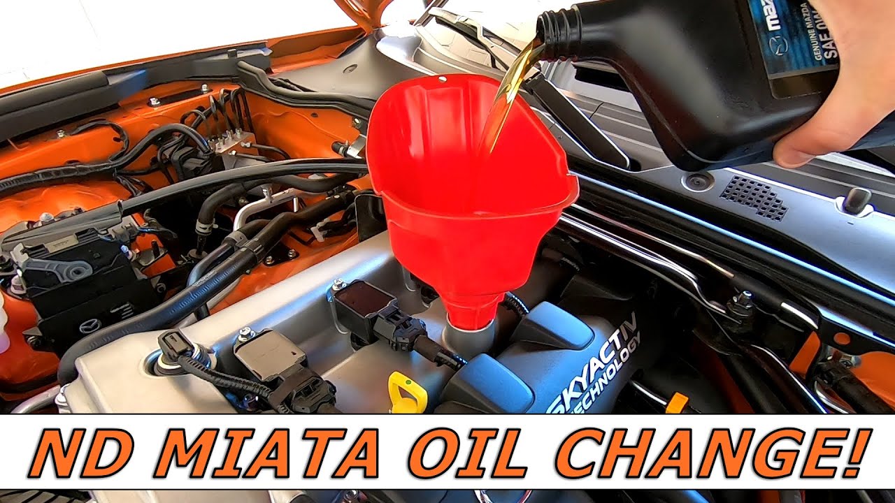 How to Oil Change ND MX-5 Miata [2016-PRESENT]