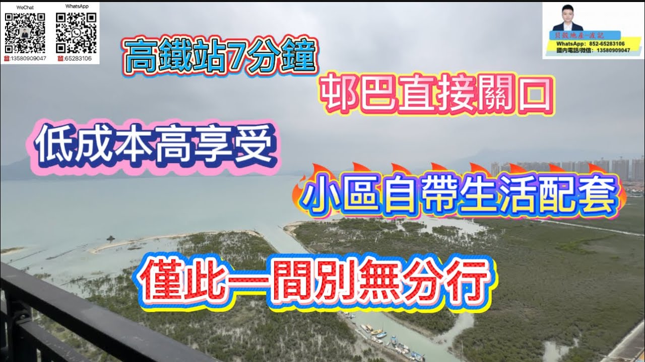 現在買省60萬|樓下有邨巴直達關口|新開一間生活超市|沒想像中咁差#大灣區樓盤 #home #房產#富力灣 