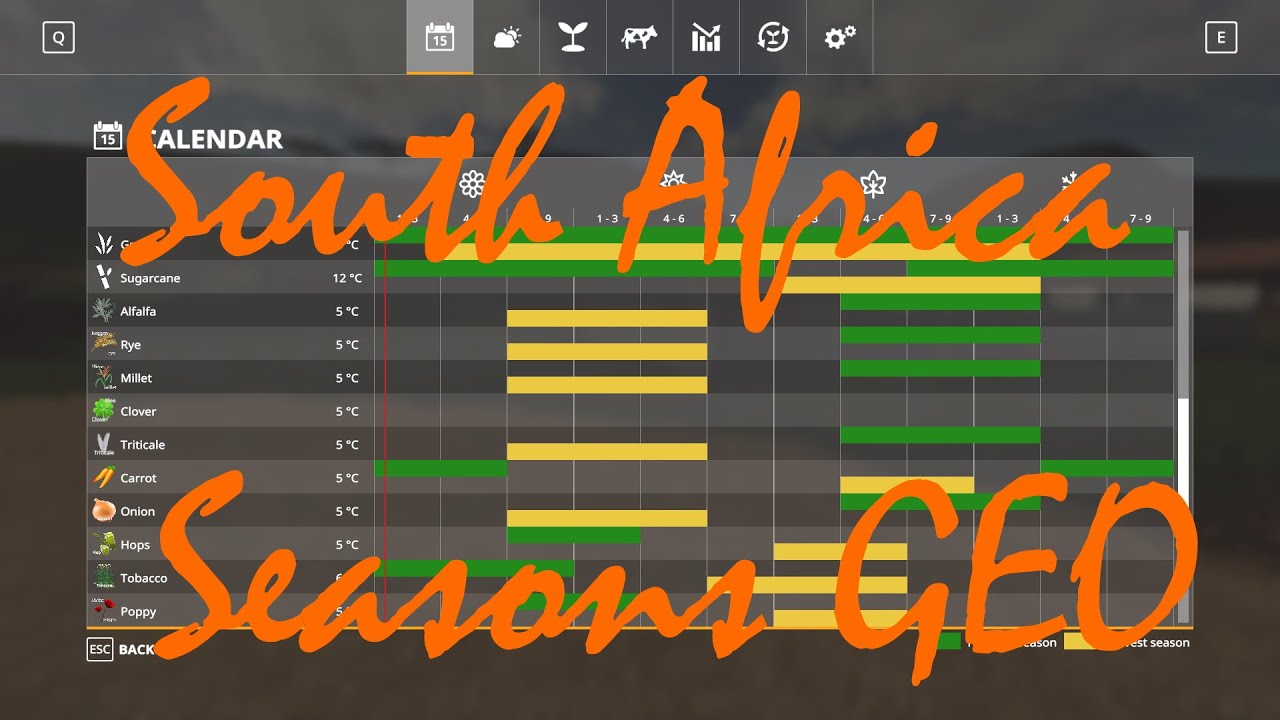 Seasons South Africa GEO, at last we have one!