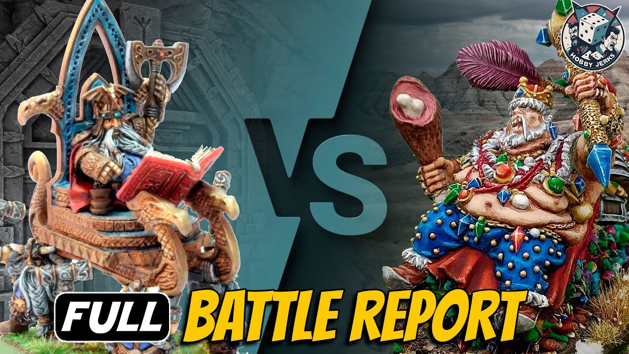 CLASH OF KINGS! | Dwarfs vs Ogres | Old World Full Battle Report