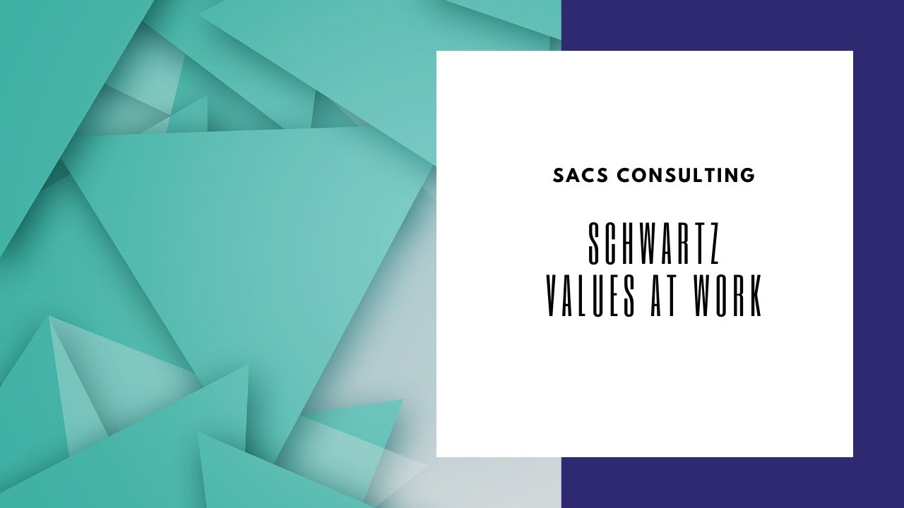 Schwartz Personal Values Questionnaire - Examples of core personal values at work