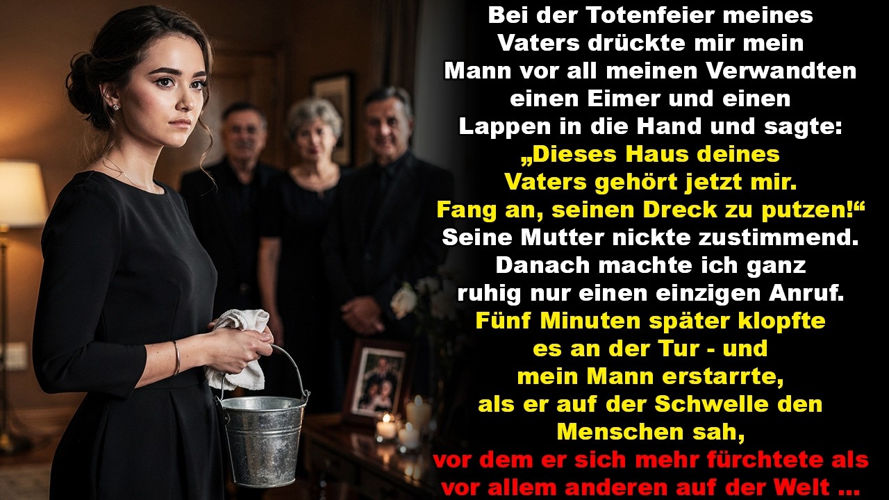 Mein Mann reichte mir einen Eimer und einen Lappen: „Das ist mein Haus, du bist hier zum Putzen!“