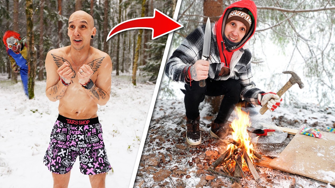 Musel jsem PŘEŽÍT uprostřed LEDOVÉ DIVOČINY!