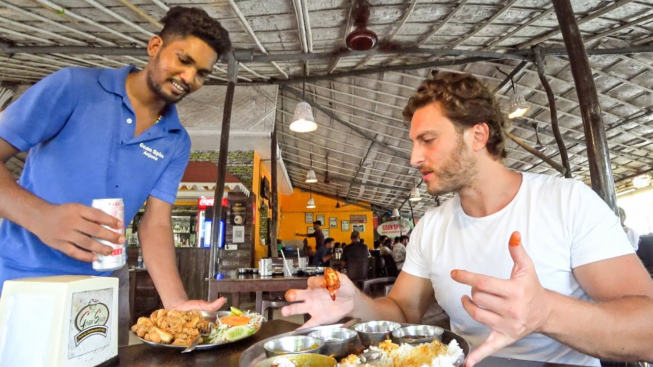 Безумный пир морепродуктов в Гоа, Индия! 🇮🇳