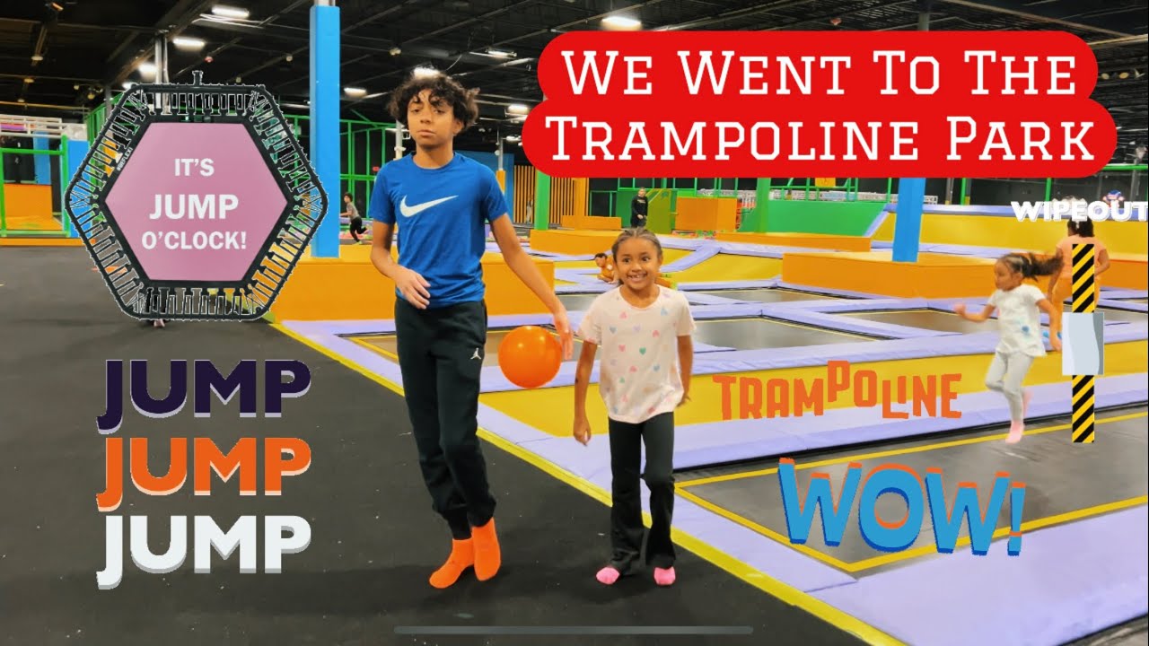 WE HAD SO MUCH FUN AT THE TRAMPOLINE PARK 😃