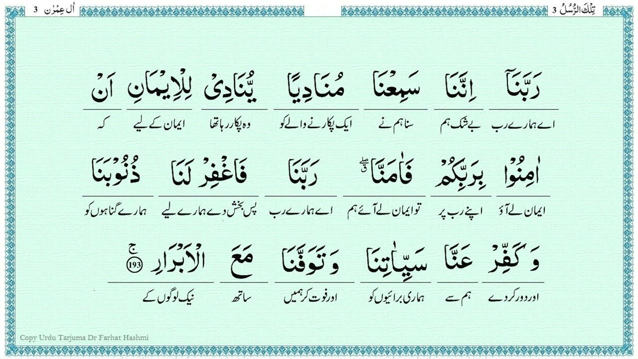 Al e Imran,189-200, Abdul Basit