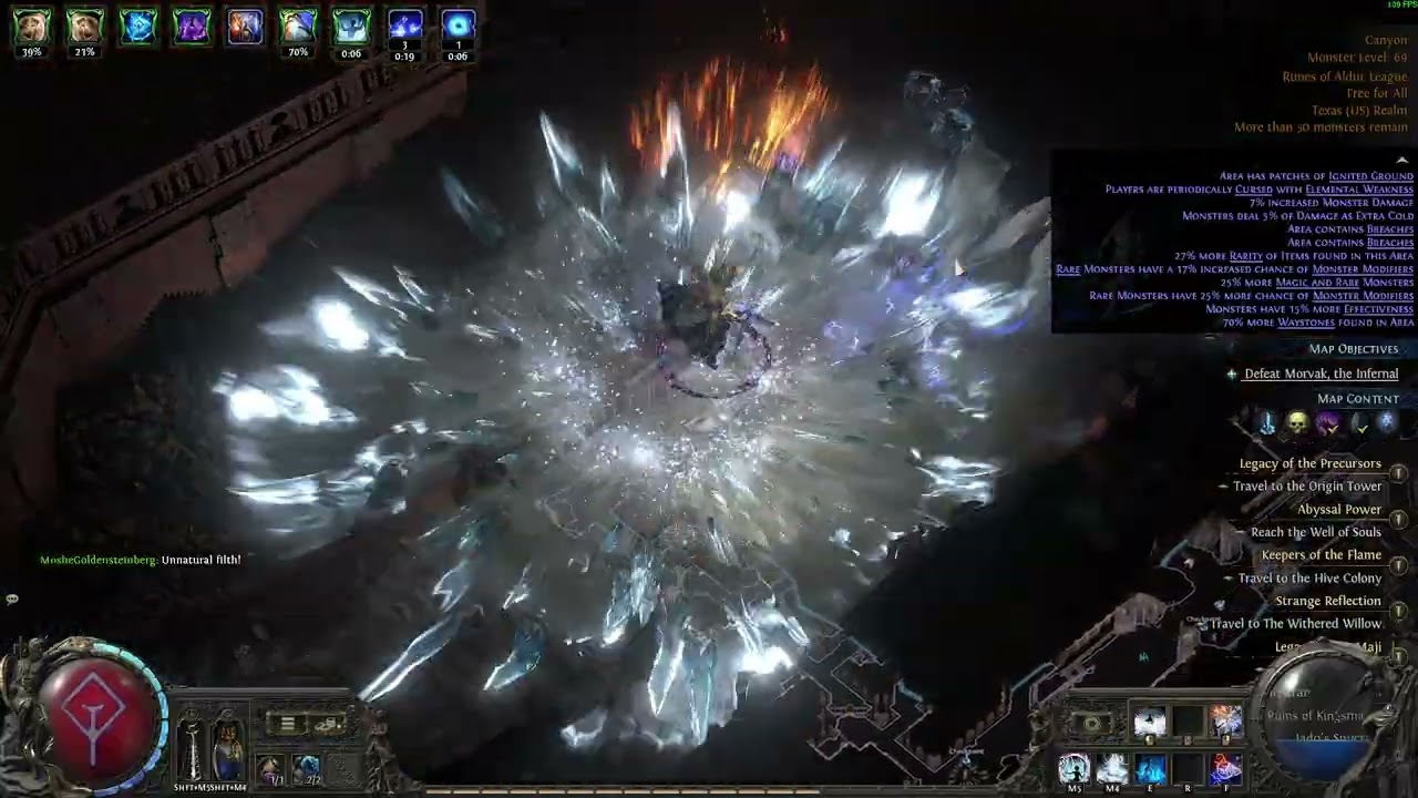 Cast on Ailment Chronomancer testing