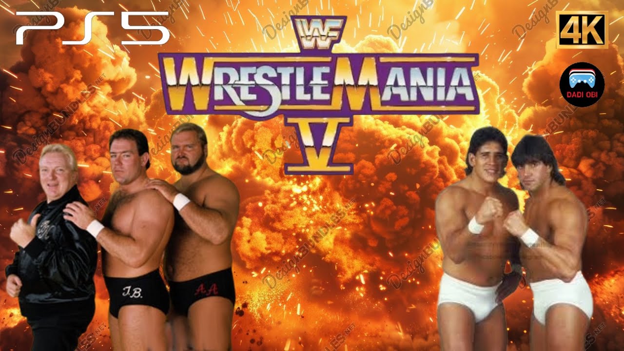The Brain Busters vs Strike Force - Wrestlemania 5 /WWE 2K25 / PS5
