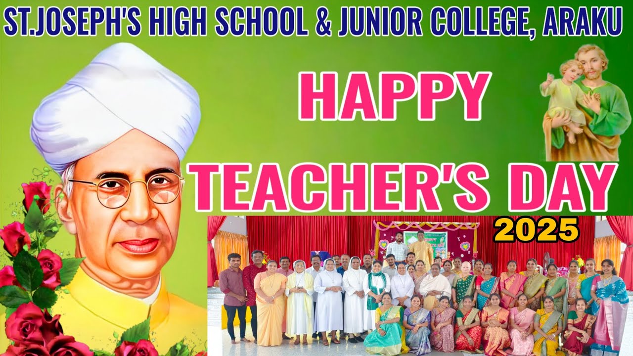 || St. Joseph's high school & Junior college, Araku || TEACHER'S DAY CELEBRATIONS || 04- 09 -2025 ||